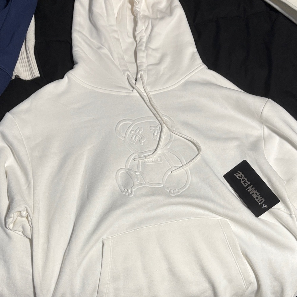 Men's White Hoodie